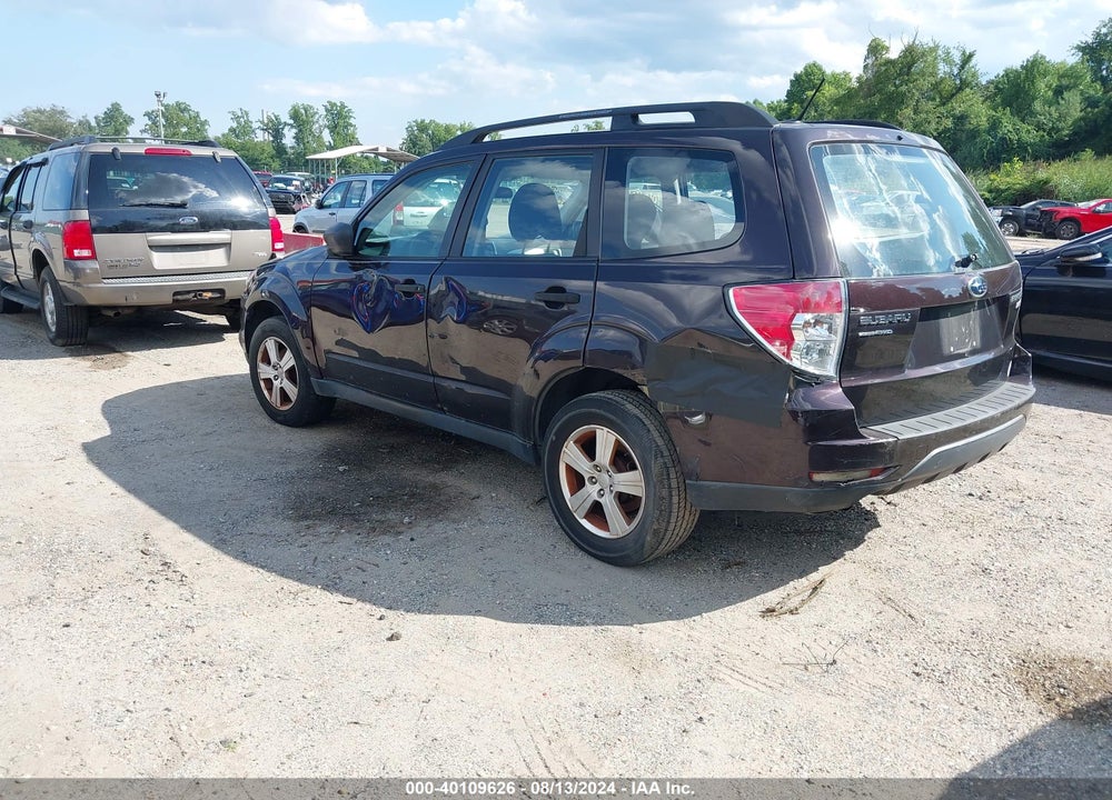 2013 SUBARU FORESTER 2.5X VIN: JF2SHABC7DH435301