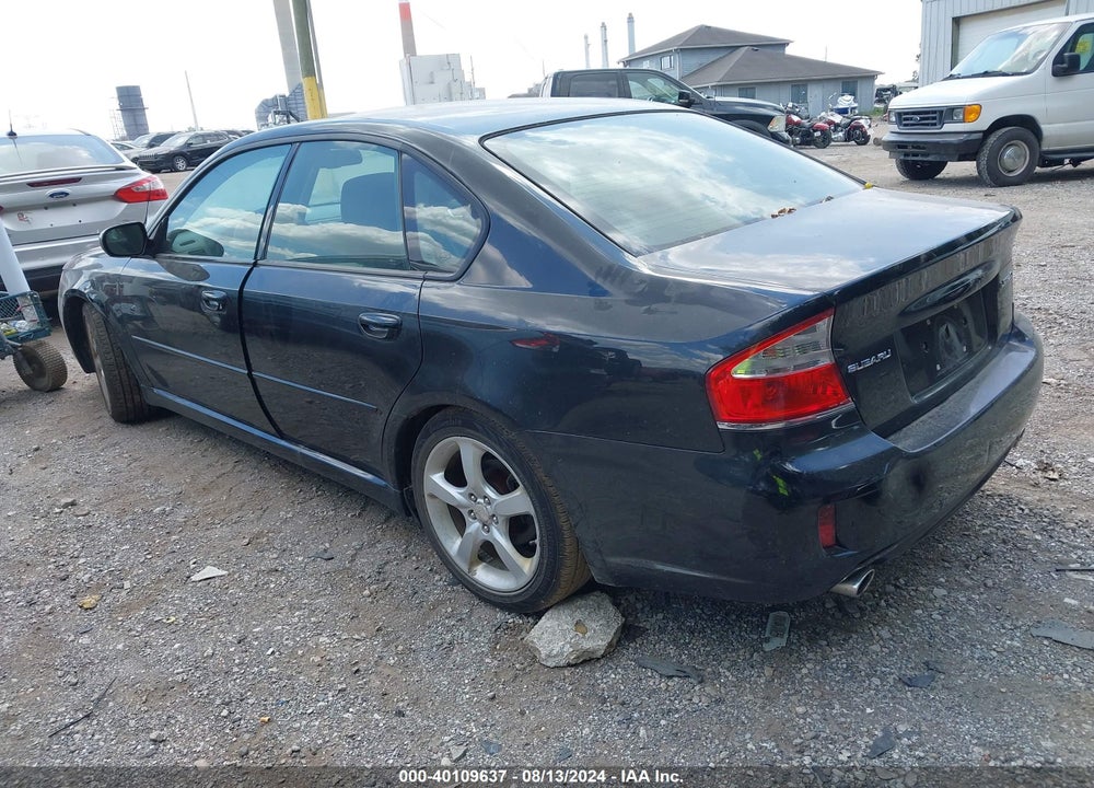 2008 SUBARU LEGACY 2.5I VIN: 4S3BL616887217143