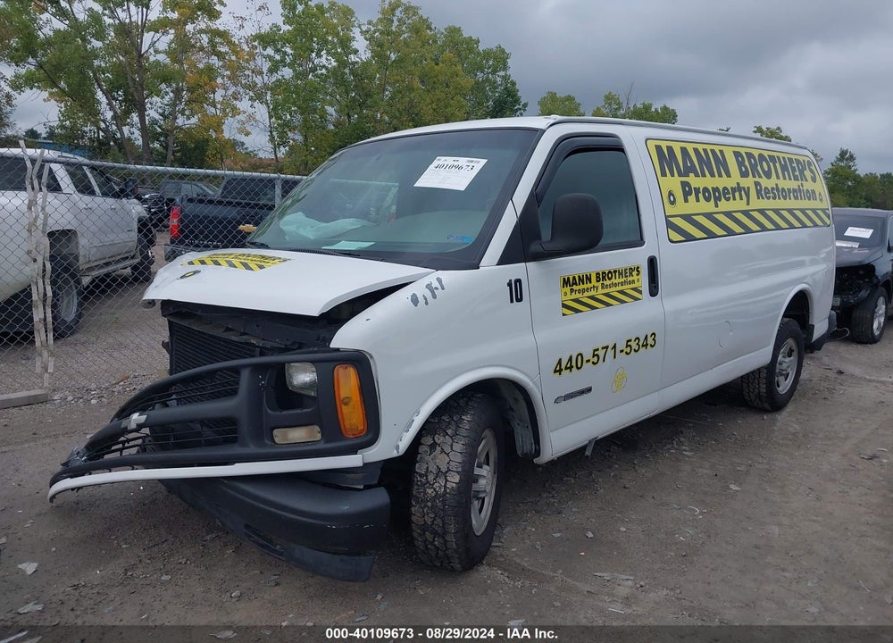 2000 CHEVROLET EXPRESS VIN: 1GCFG25M4Y1143133