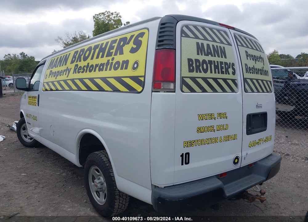 2000 CHEVROLET EXPRESS VIN: 1GCFG25M4Y1143133