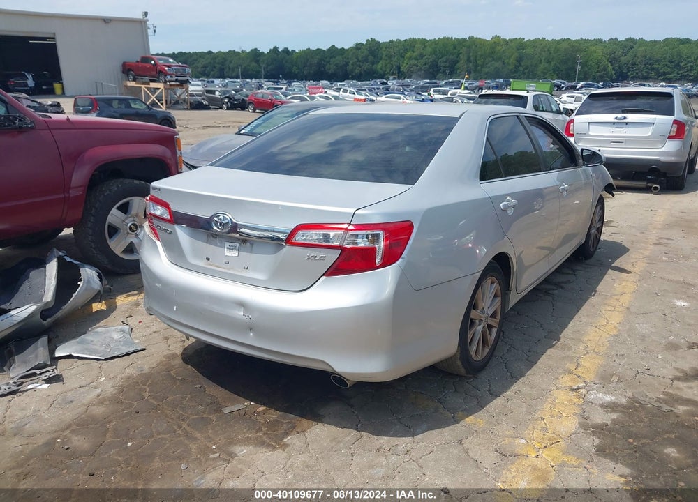 2012 TOYOTA CAMRY XLE VIN: 4T1BF1FK4CU106854