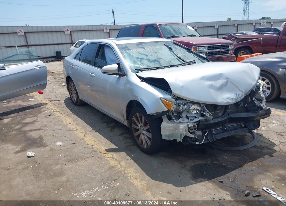 2012 TOYOTA CAMRY XLE VIN: 4T1BF1FK4CU106854