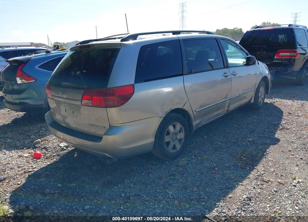 2004 TOYOTA SIENNA LE VIN: 5TDZA23C04S081087
