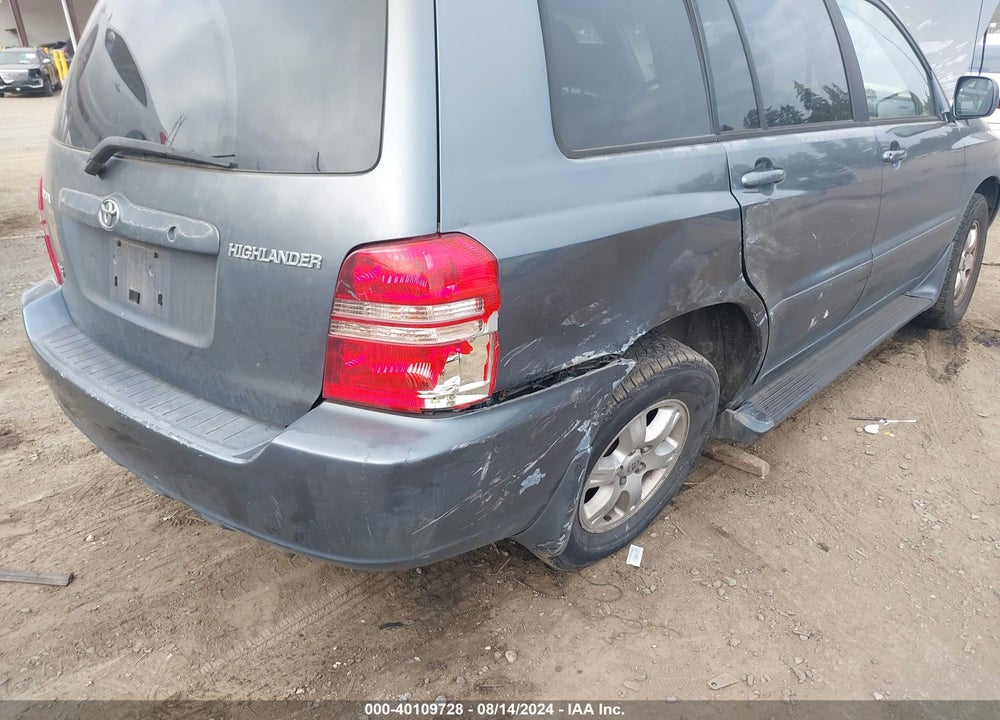 2003 TOYOTA HIGHLANDER V6 VIN: JTEGF21A030099466