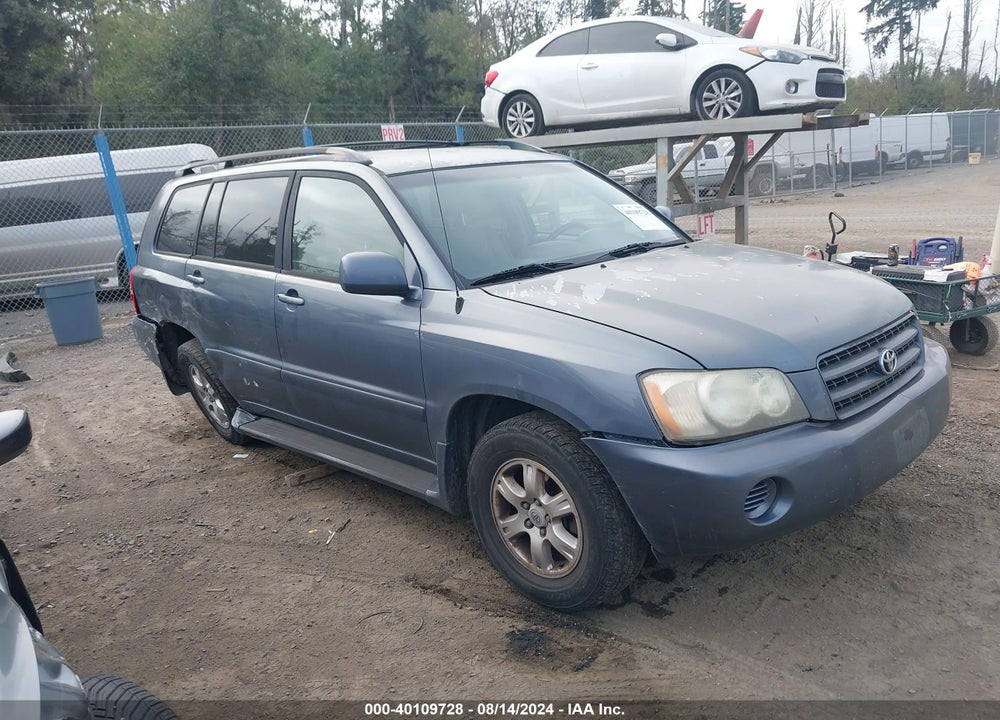 2003 TOYOTA HIGHLANDER V6 VIN: JTEGF21A030099466