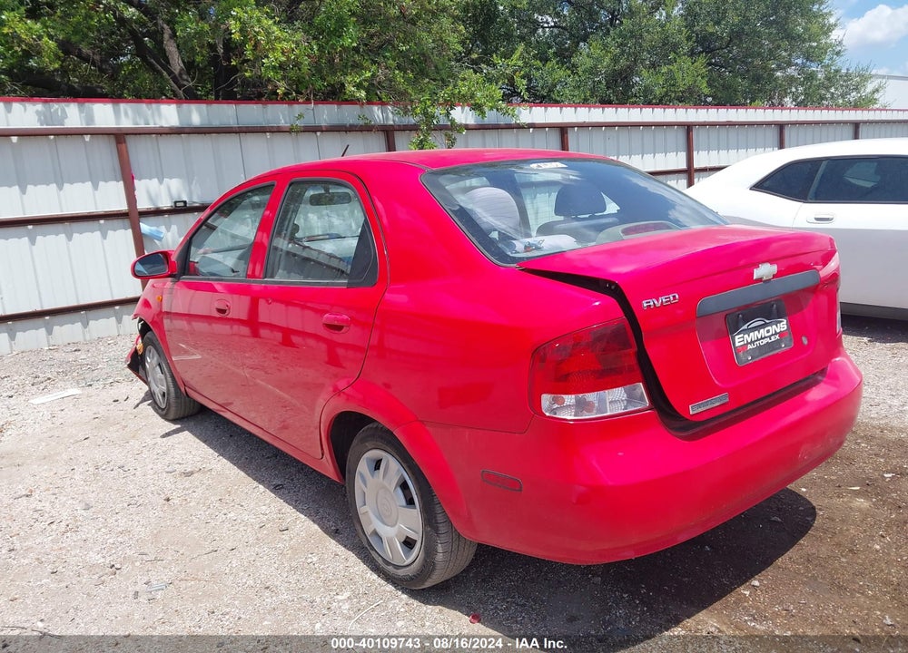 2004 CHEVROLET AVEO VIN: KL1TD52624B165114