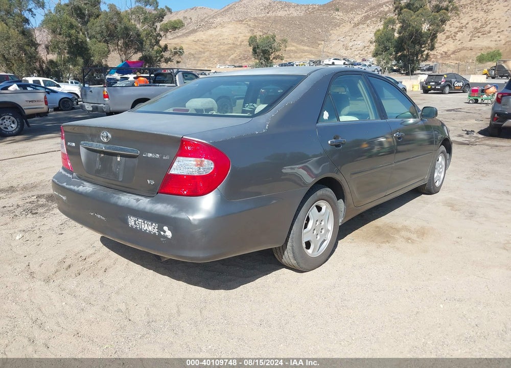 2003 TOYOTA CAMRY LE V6 VIN: 4T1BF32K73U542695