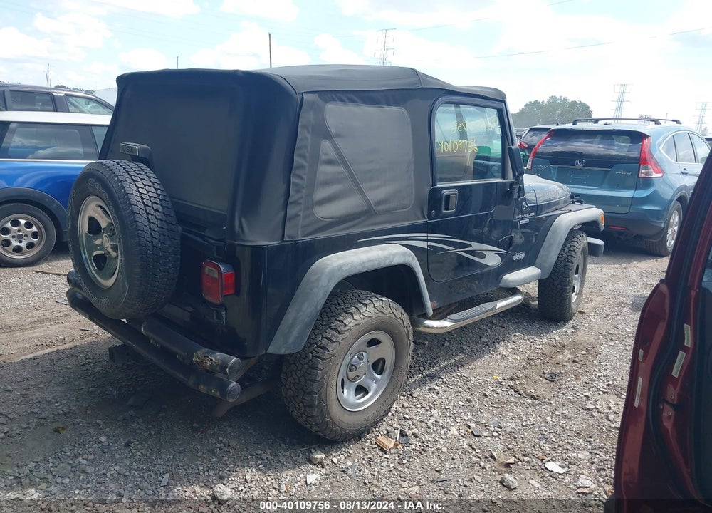 2002 JEEP WRANGLER X VIN: 1J4FA39SX2P765685