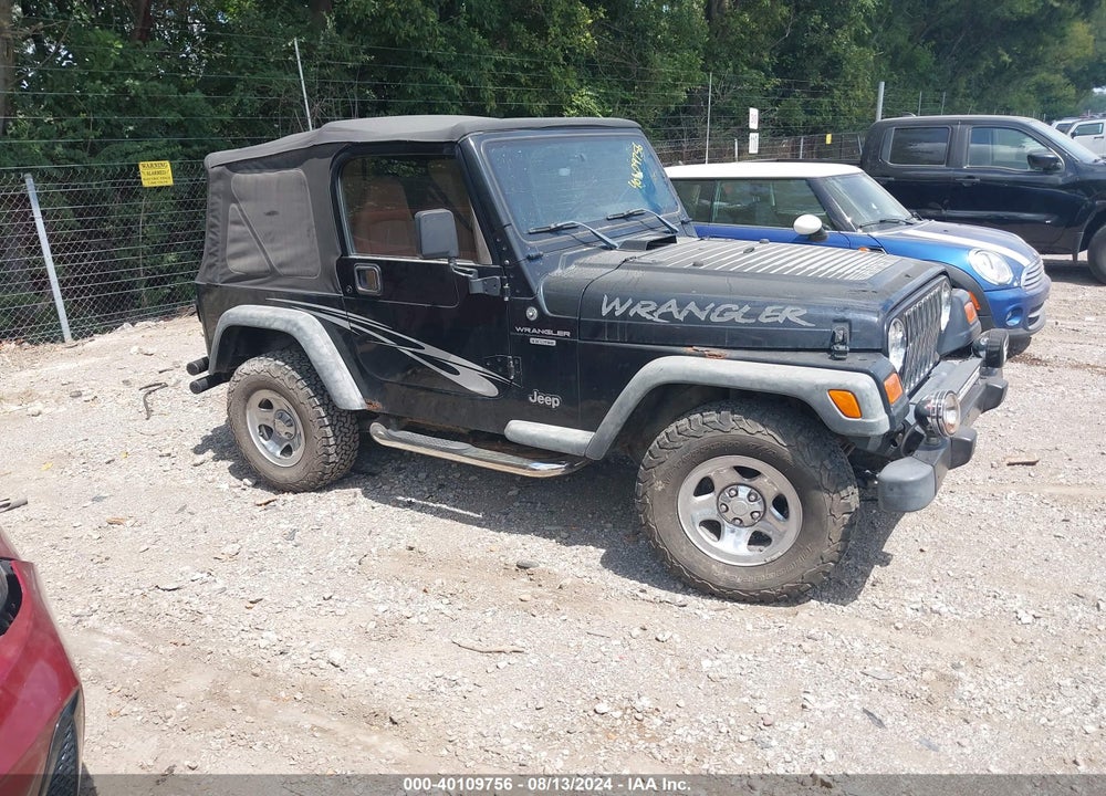 2002 JEEP WRANGLER X VIN: 1J4FA39SX2P765685