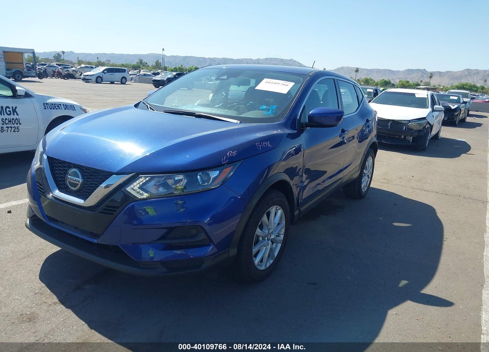 2022 NISSAN ROGUE SPORT S FWD XTRONIC CVT VIN: JN1BJ1AV7NW345121