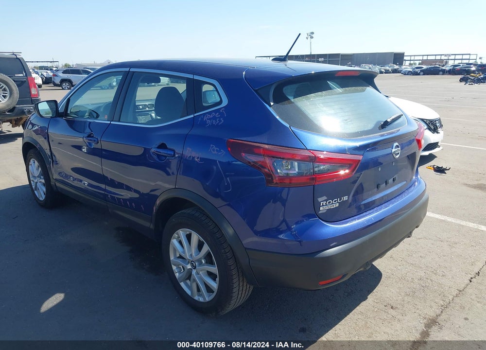 2022 NISSAN ROGUE SPORT S FWD XTRONIC CVT VIN: JN1BJ1AV7NW345121