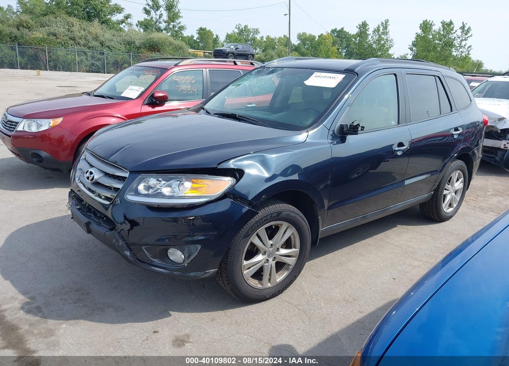 2012 HYUNDAI SANTA FE LIMITED V6 VIN: 5XYZKDAG4CG165519