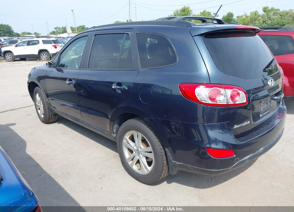 2012 HYUNDAI SANTA FE LIMITED V6 VIN: 5XYZKDAG4CG165519