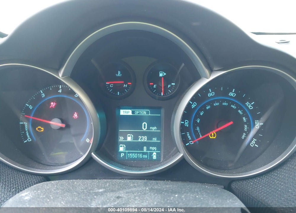 2013 CHEVROLET CRUZE 1LT AUTO VIN: 1G1PC5SB9D7243376