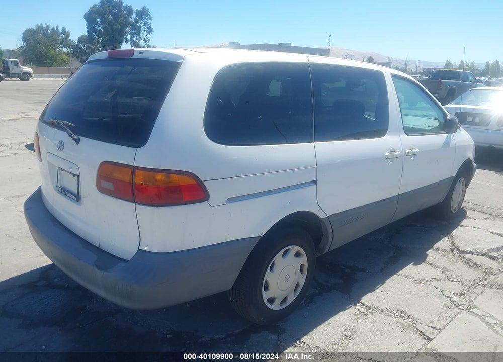 1999 TOYOTA SIENNA CE VIN: 4T3ZF19C6XU170510