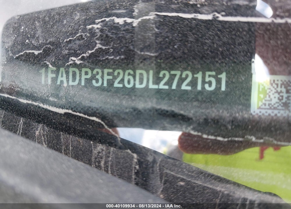 2013 FORD FOCUS SE VIN: 1FADP3F26DL272151