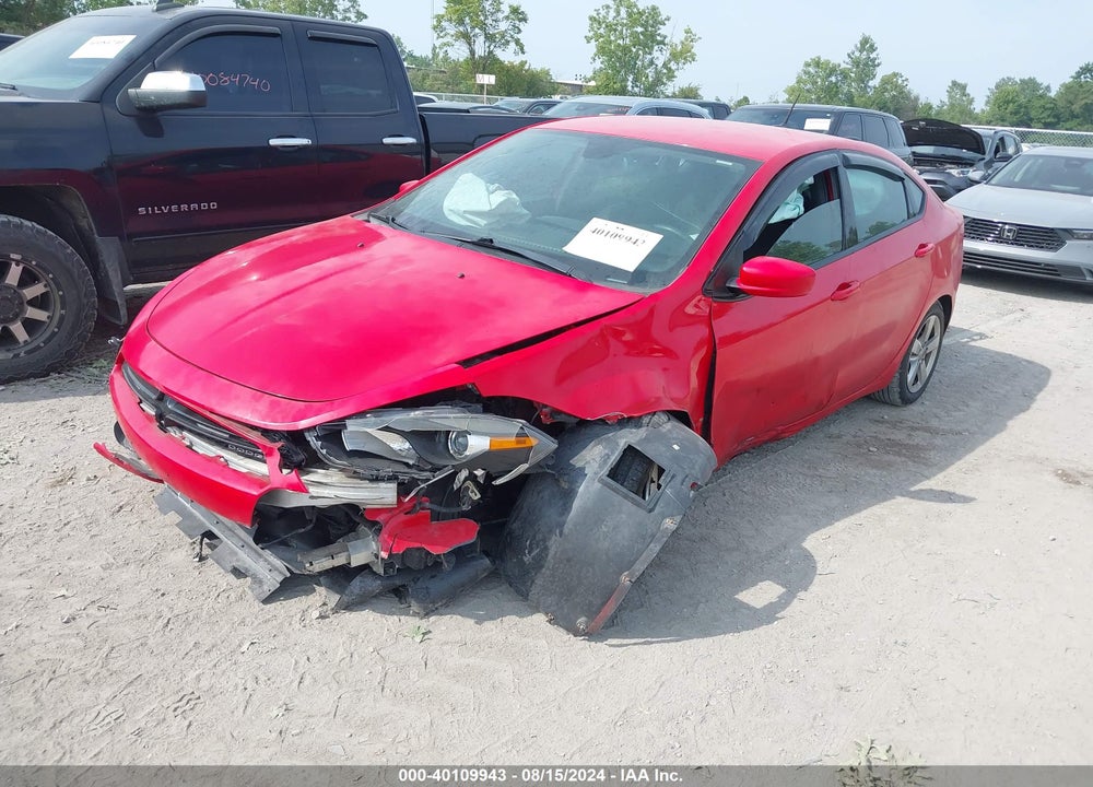 2016 DODGE DART SXT VIN: 1C3CDFBB2GD689811