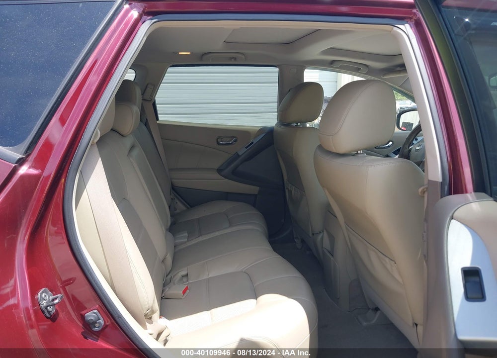 2011 NISSAN MURANO SL VIN: JN8AZ1MU2BW055521