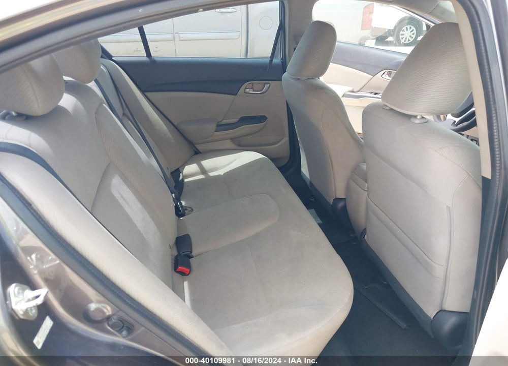 2013 HONDA CIVIC LX VIN: 19XFB2F50DE012651