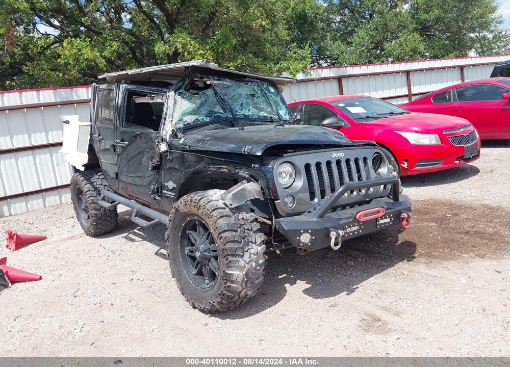 2014 JEEP WRANGLER UNLIMITED FREEDOM EDITION VIN: 1C4HJWDG6EL202535