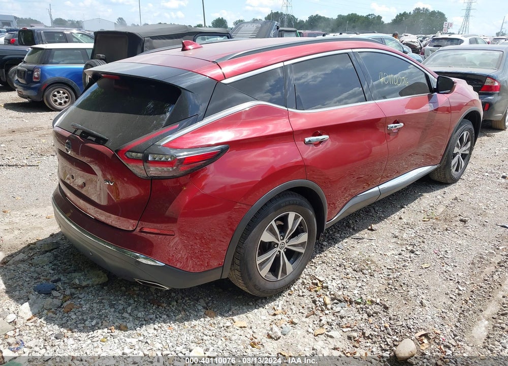 2020 NISSAN MURANO SV FWD VIN: 5N1AZ2BJ1LN106844