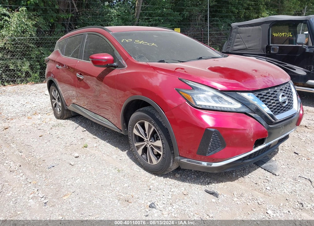 2020 NISSAN MURANO SV FWD VIN: 5N1AZ2BJ1LN106844