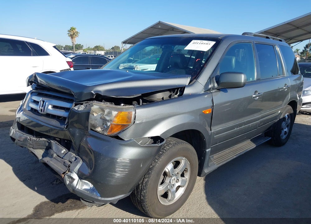 2008 HONDA PILOT EX-L VIN: 5FNYF28558B011537