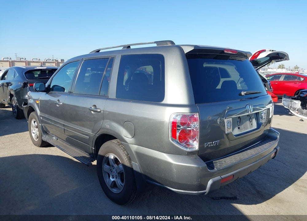 2008 HONDA PILOT EX-L VIN: 5FNYF28558B011537