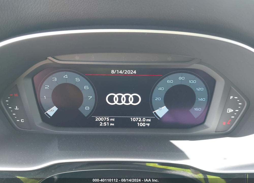 2024 AUDI Q3 PREMIUM 45 TFSI S LINE QUATTRO TIPTRONIC VIN: WA1DECF38R1037207