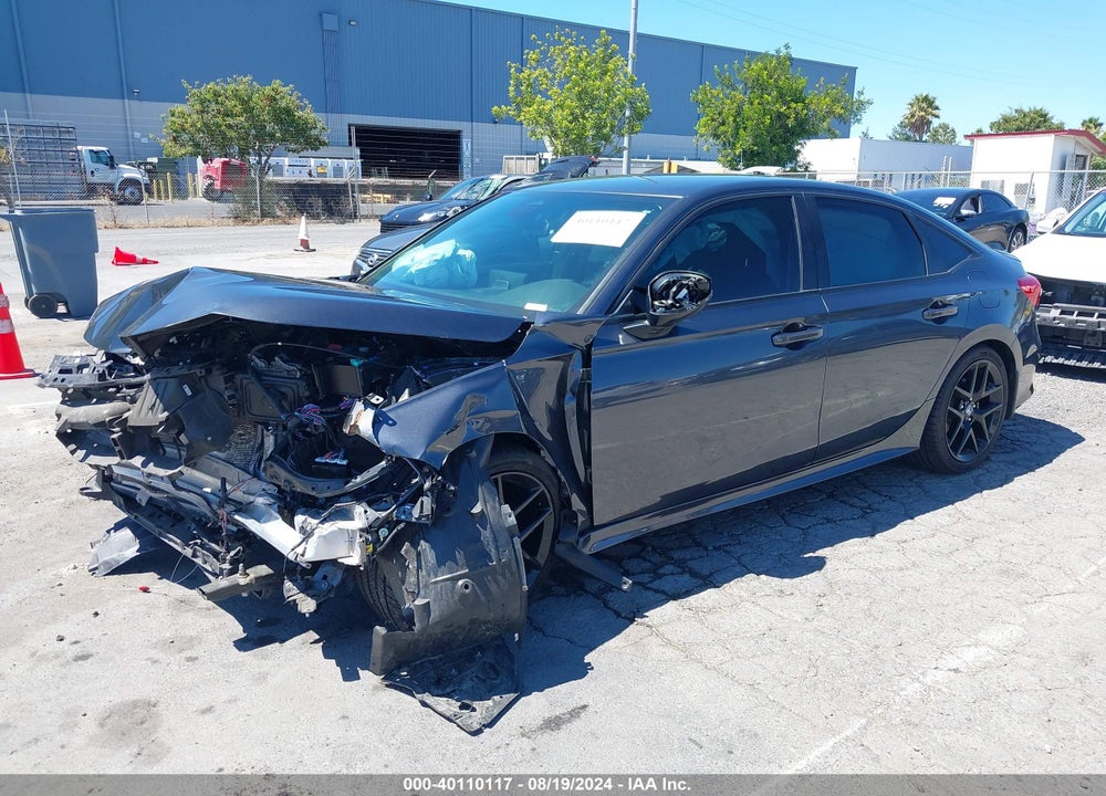 2022 HONDA CIVIC SPORT VIN: 2HGFE2F58NH567488