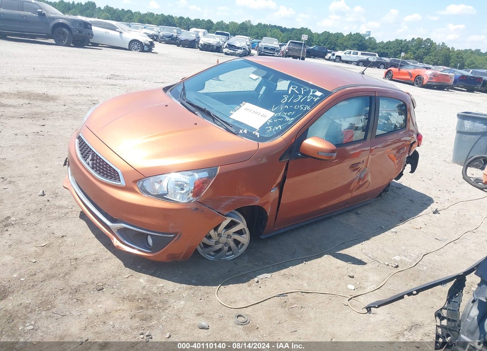 2020 MITSUBISHI MIRAGE SE VIN: ML32A4HJ8LH010536