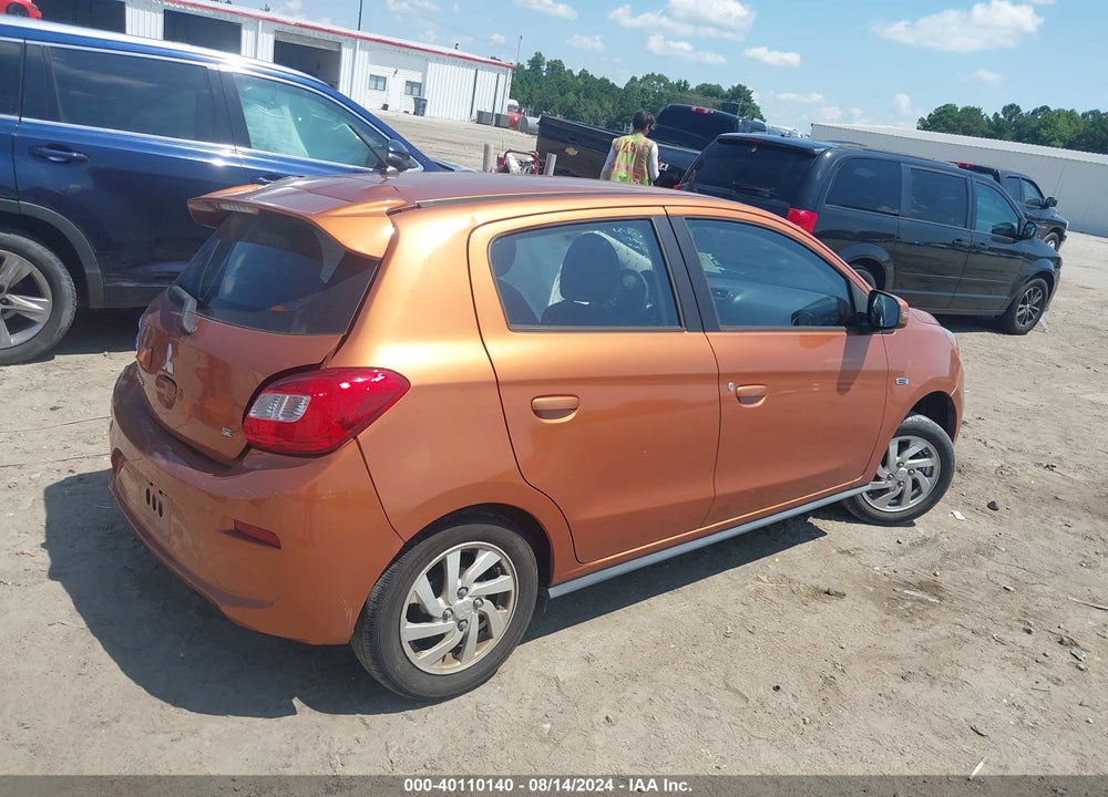 2020 MITSUBISHI MIRAGE SE VIN: ML32A4HJ8LH010536