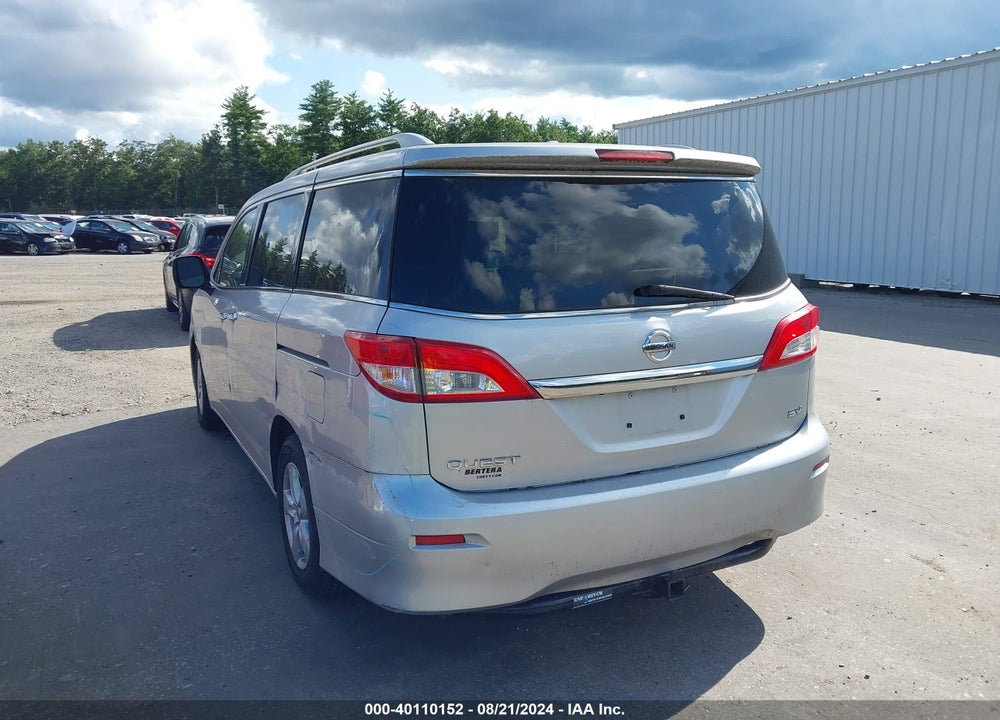 2017 NISSAN QUEST SV VIN: JN8AE2KP4H9165671