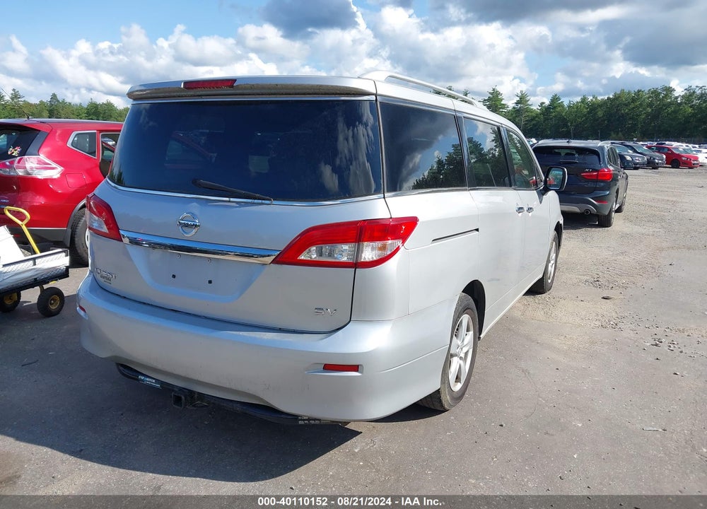 2017 NISSAN QUEST SV VIN: JN8AE2KP4H9165671