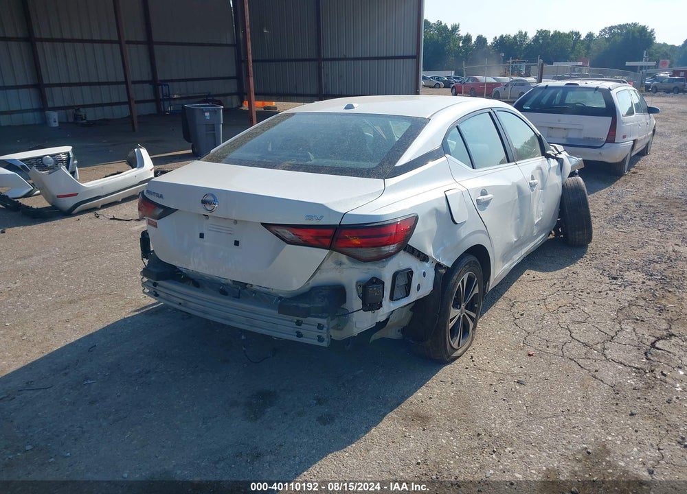 2023 NISSAN SENTRA SV XTRONIC CVT VIN: 3N1AB8CV4PY237887