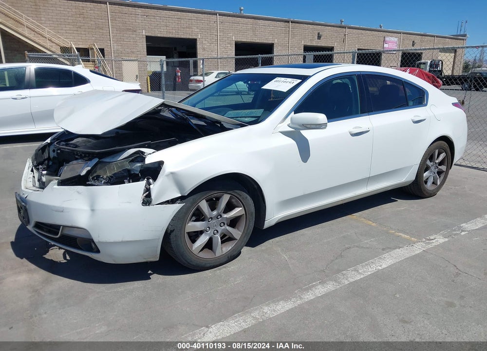 2012 ACURA TL VIN: 19UUA8F27CA029551