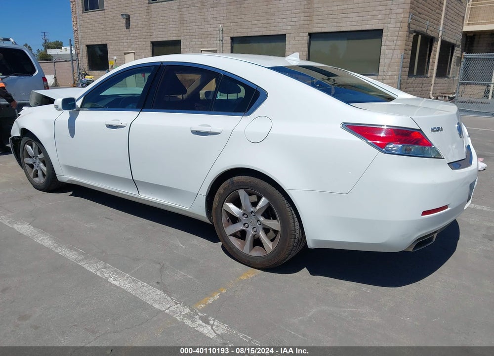 2012 ACURA TL VIN: 19UUA8F27CA029551