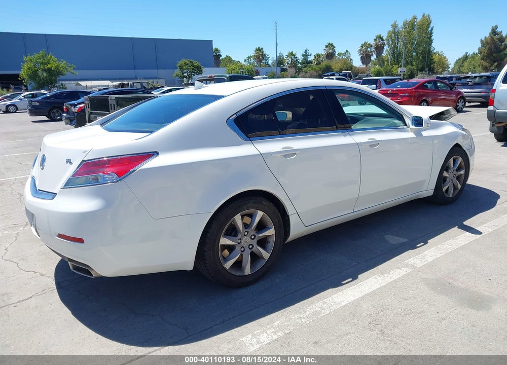 2012 ACURA TL VIN: 19UUA8F27CA029551