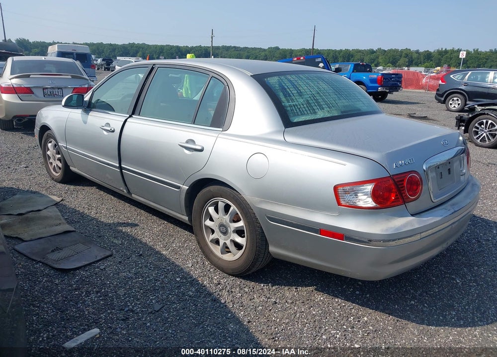 2005 KIA AMANTI VIN: KNALD124955073818