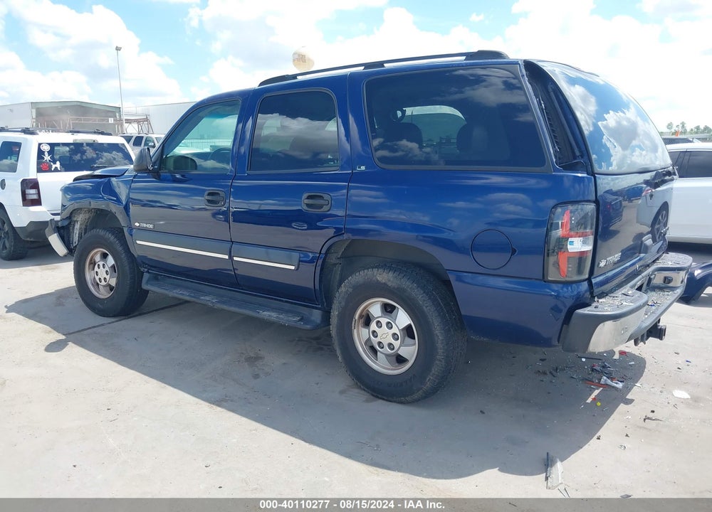2002 CHEVROLET TAHOE LS VIN: 1GNEC13Z12R222792