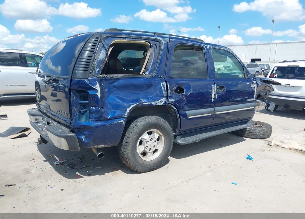 2002 CHEVROLET TAHOE LS VIN: 1GNEC13Z12R222792