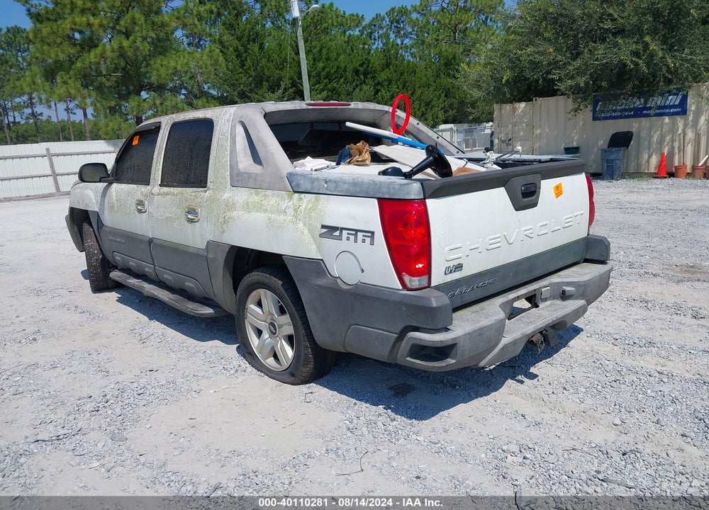 2003 CHEVROLET AVALANCHE 1500 VIN: 3GNEC13T73G128560