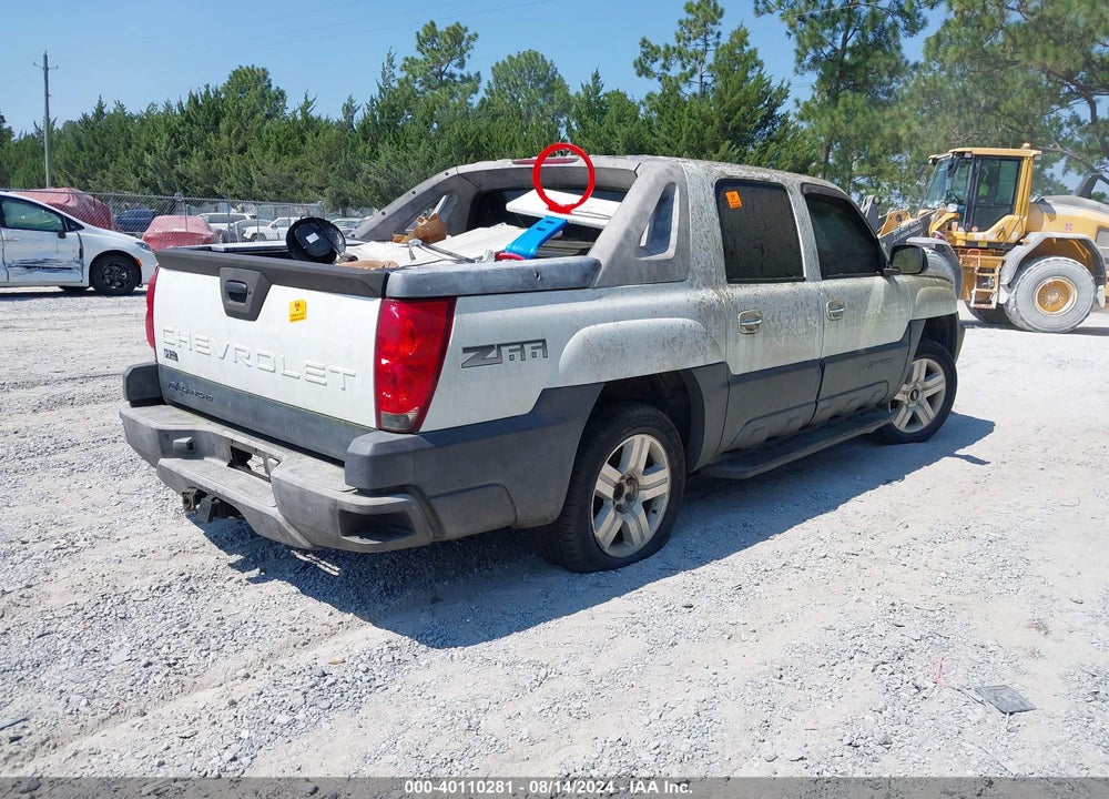 2003 CHEVROLET AVALANCHE 1500 VIN: 3GNEC13T73G128560