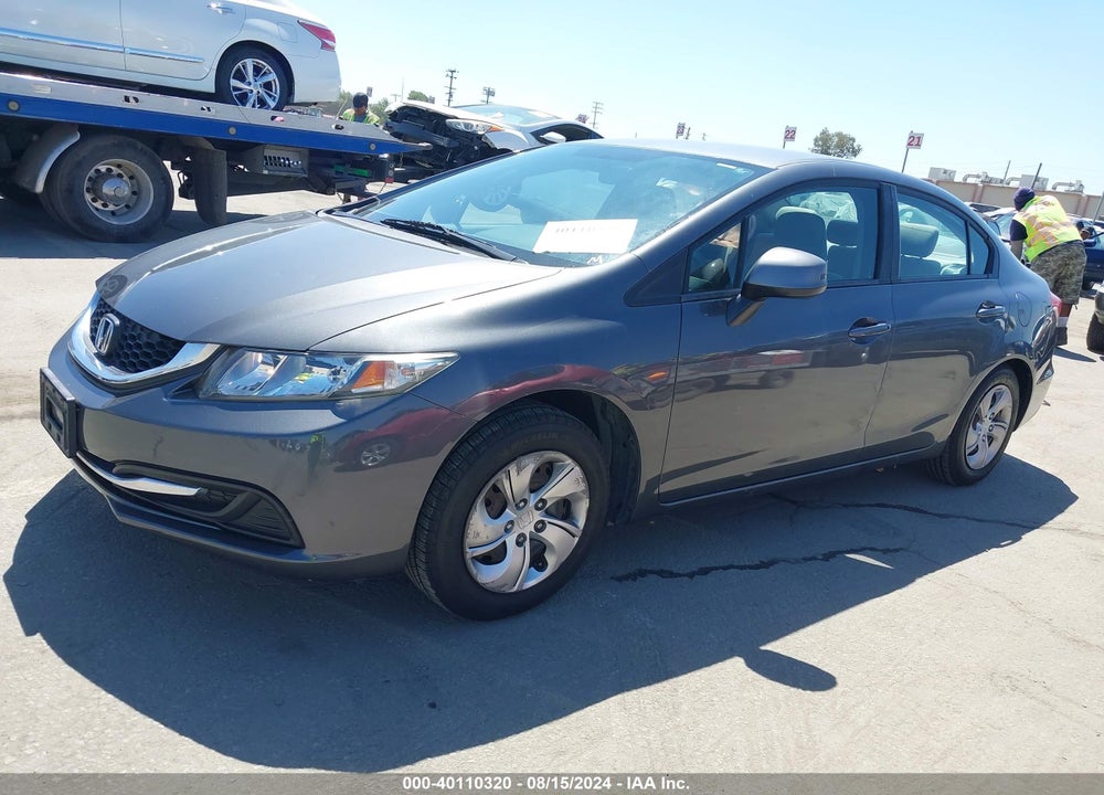 2013 HONDA CIVIC LX VIN: 19XFB2F53DE289178
