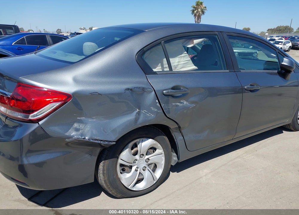 2013 HONDA CIVIC LX VIN: 19XFB2F53DE289178