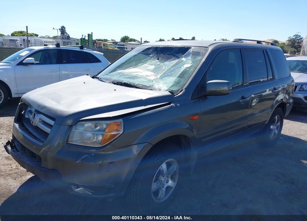 2007 HONDA PILOT EX-L VIN: 5FNYF28757B001946