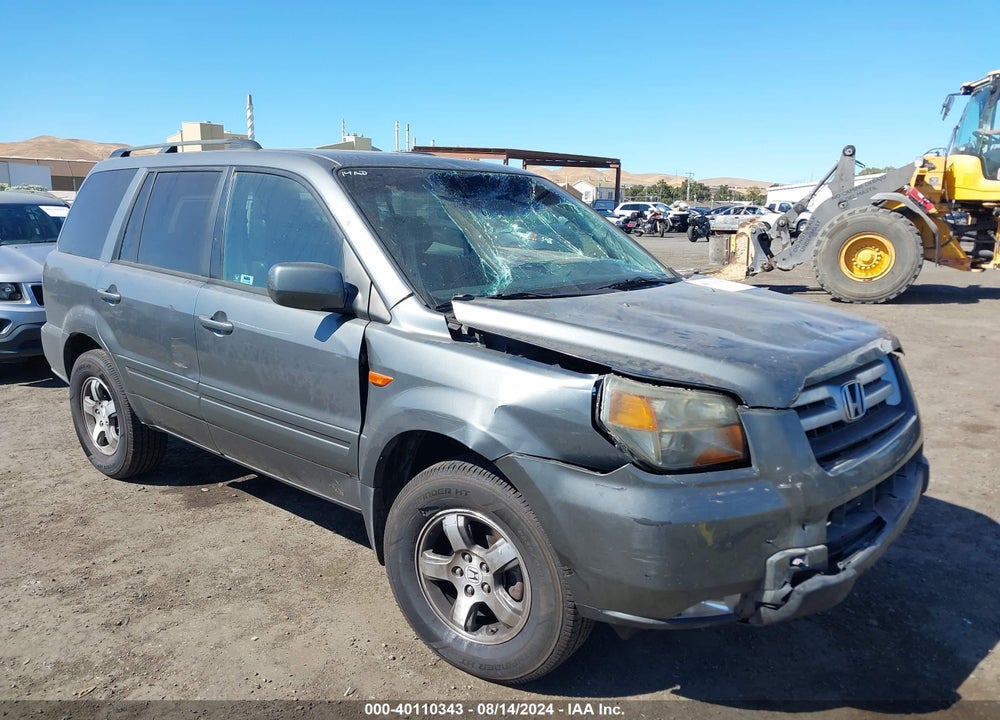 2007 HONDA PILOT EX-L VIN: 5FNYF28757B001946