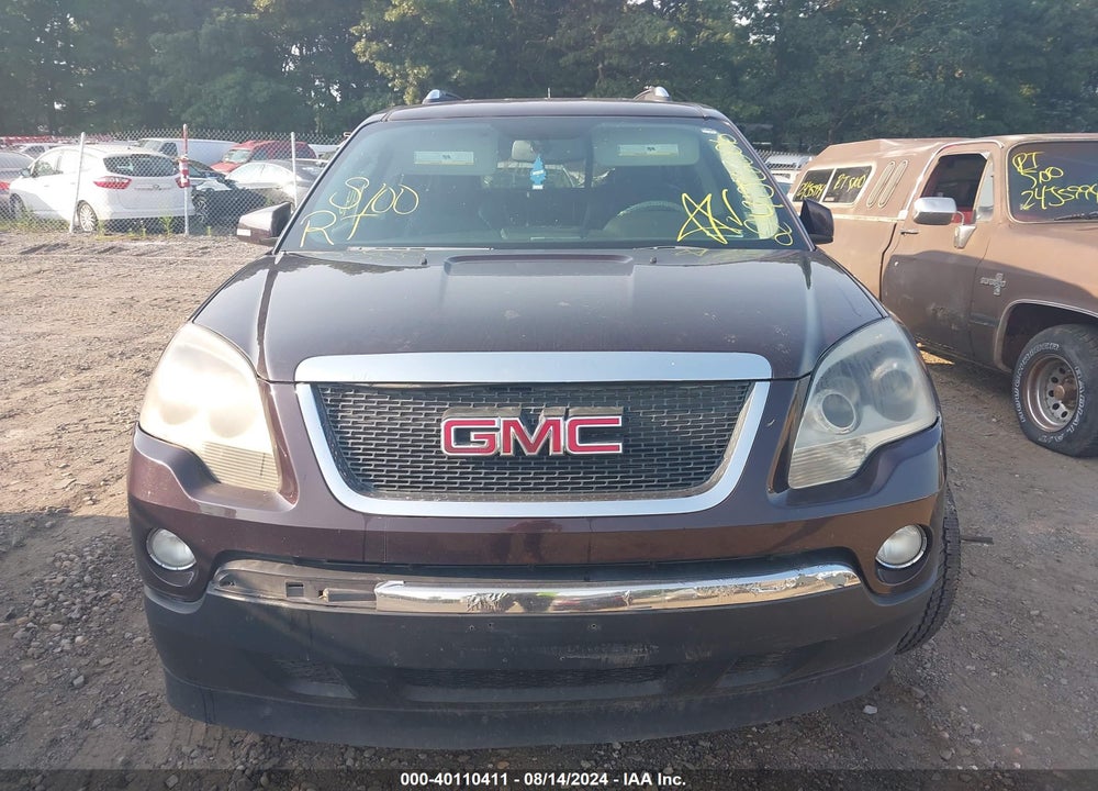 2009 GMC ACADIA SLT-2 VIN: 1GKER33D39J212558