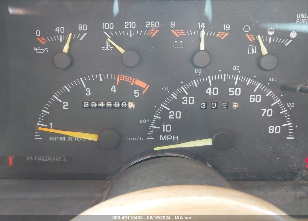 1994 CHEVROLET GMT-400 C1500 VIN: 1GBEC19K9RE112193