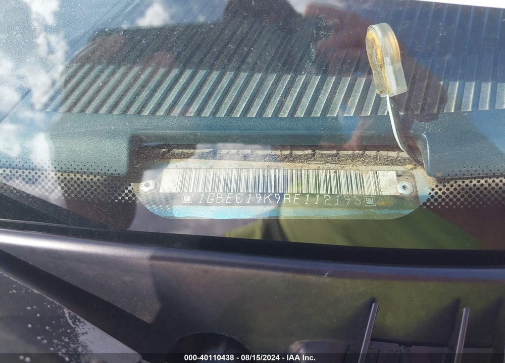 1994 CHEVROLET GMT-400 C1500 VIN: 1GBEC19K9RE112193